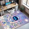 Cosmic Bot Crew Pattern Rug, Indoor/Outdoor Mat, for Picnic, Gameroom, Bedroom, Office, Living Room, Home Decor Carpet, Birthday Gift