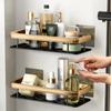 New Punch-Free Bathroom Shelf Shelves Shampoo Shower Storage Rack Kitchen Holder Toilet Kitchen Organizer Bathroom Accessories