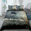 Tiger Shark Duvet Cover Set Uk Single Double Queen Us Twin Full King Size  Bed Linen Set