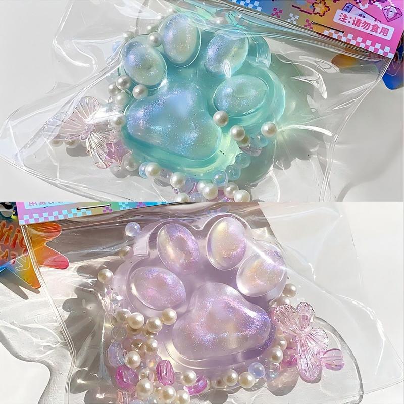 Игрушка-антистресс с эффектом медленного восстановления в виде кошачьей лапки, игрушка-фиджет для сжимания, игрушка-мялка для детей и взрослых, праздничные подарки