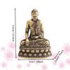1PC Pure Copper Sakyamuni Buddha Statue Fengshui Figurine Craft Ornament Home Office Decor