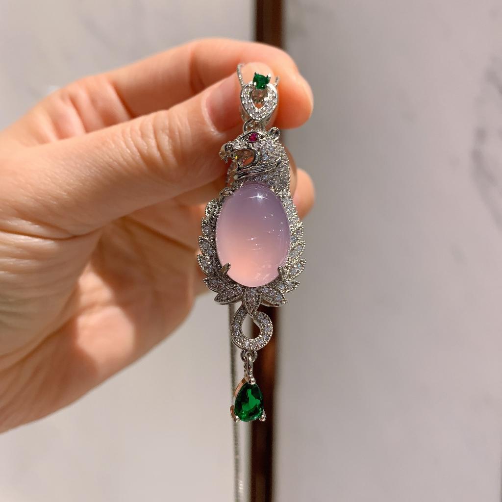 Sace Gems Классический медный сплав Циркон женский кулон ожерелье модный подарок