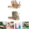 Decor Micro Landscape Decor for Fairy Garden Mini Animal Figures Snail Statue Snail Figurine Toy