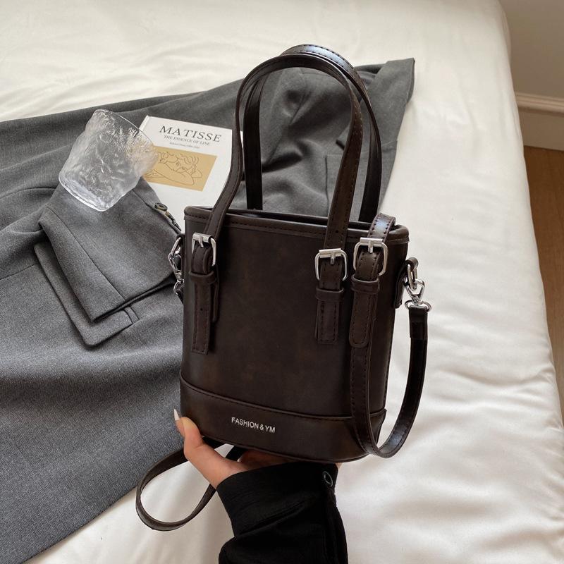 Сумка-ведро Niche Design, женская, 2024 года, новая, модная, простая, модная, универсальная, сумка-мессенджер через плечо