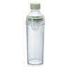 Filter-in Bottle Portable Smoky Green Resin Length and Width 400ml Comes with Tea Strainer Present Gift Gift FIBP-40-SG