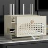 Коробка для хранения роутера Экономия места Беспроводной WIFI ТВ-приставка Розетка для кабеля Пластиковый контейнер Организация рабочего стола Домашний аксессуар