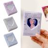 PVC Photocard Holder Hollow Photo Holder Cute Mini Photo Album