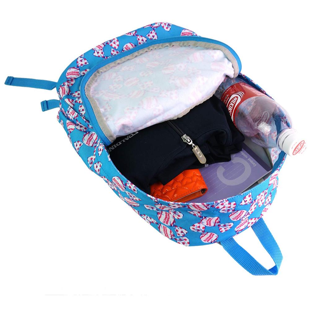 Rucksack Bag for Heart Going Stylish [Emono] [OUTDOOR] Kids, Lightweight, Cute, Flower, Star, Pattern, Casual, Fashion, Travel, Out, (Black Dot)