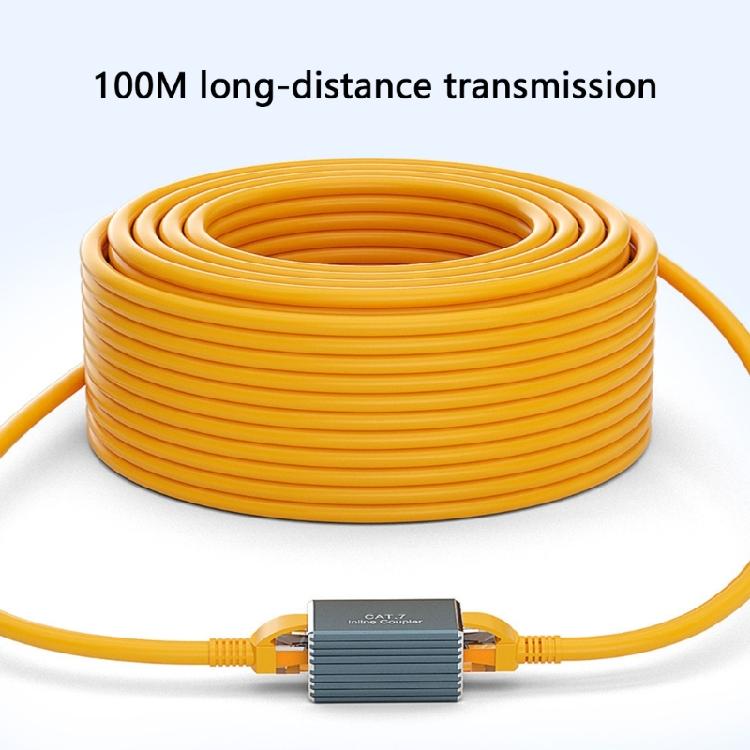 Durability Metal RJ45 Cable Coupler Ethernet Coupler Connectors Reduces Signal Interferences in Home or Office Environment