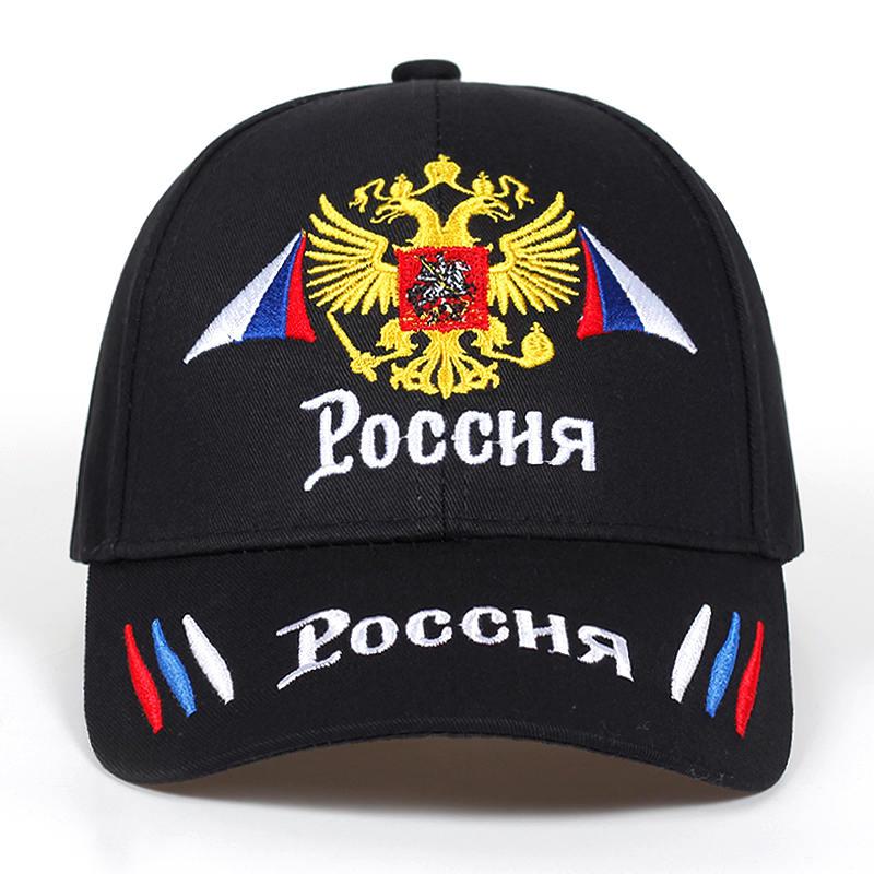 Русская бейсболка Хлопковая кепка Snapback Кепки с вышивкой в виде золотого двуглавого орла Регулируемая хип-хоп шляпа Кепки от солнца Кепки дальнобойщика