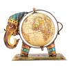Home And Office Decorative Globe Metal Elephant Table Top Showpiece Globe,Home House Decoration items,Decor and Gift for Living Room,