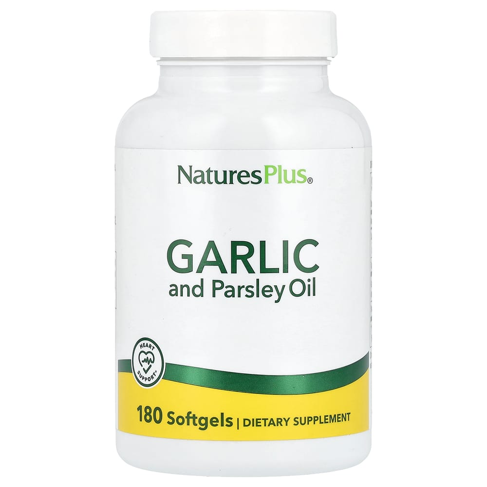 Nature's Plus Garlic & Parsley Oil 180 Softgels