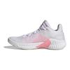 adidas Pro Bounce 2018 Удобные Спортивные Нескользящие Прочные Низкие Баскетбольные Кроссовки Унисекс Розовые Белые IG4494