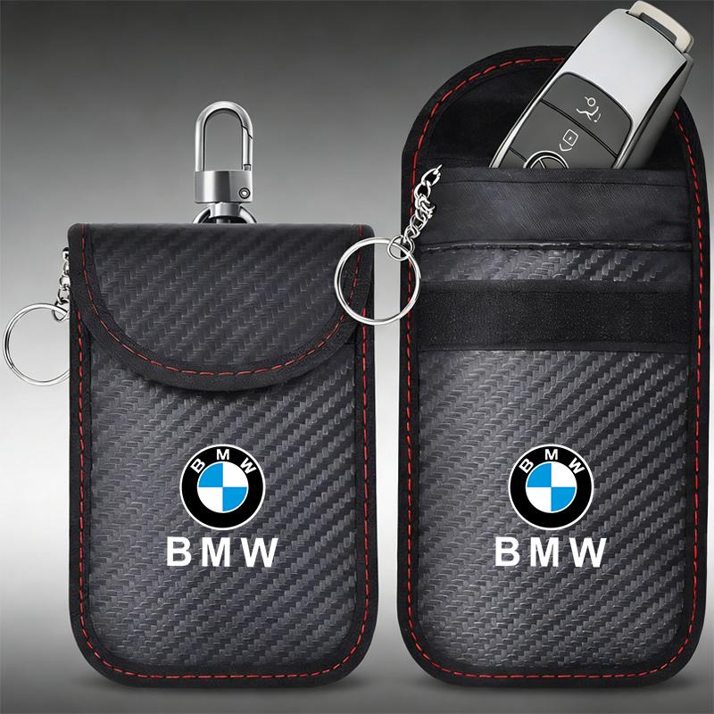 Car Key Signal Shielding Bag Anti-theft RFID Keychain Case For BMW M E92 E91 E90 E87 F10 F20 F30 X3 X5 E46 E39 E60 E36 E30 E61 GQ6