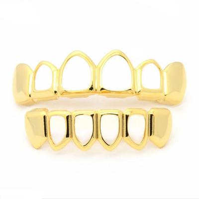 Полый верх и низ Grillz в стиле хип-хоп, костюм для косплея, аксессуар для рэпера, украшение для зубов, подходит для