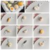 Eggs Chinese Breakfast Pendant Steamed Stuffed Bun Simulation Food Key Ring Gift