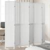 VidaXL Room Divider 6 Panels, Room Separator, Privacy Screen, Living Room Bedroom Screen, White Wood 358731