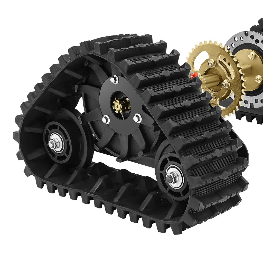 Пара Картинг Квадроцикл Мотовездеход Багги Квадро Заднее Колесо Снег Резина Песок Гусеницы Снегоход Грубая Поверхность Шины для Бензинового Двигателя, Снегоход