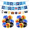 Father'S Day Themed Decorative Paper Flag Balloon Set Happy Father'S Day Banner Customization
