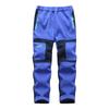 Fashion Waterproof Boy Girl Kids Pants Warm Trousers Sporty Climbing Leggings Children Patchwork Soft Shell Outfits Autumn