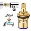 1Pc Faucet Valves Replacement Universal Tap Valve Brass Cartridge Faucet Inner Valve For Household Bathroom Kitchen Supplies