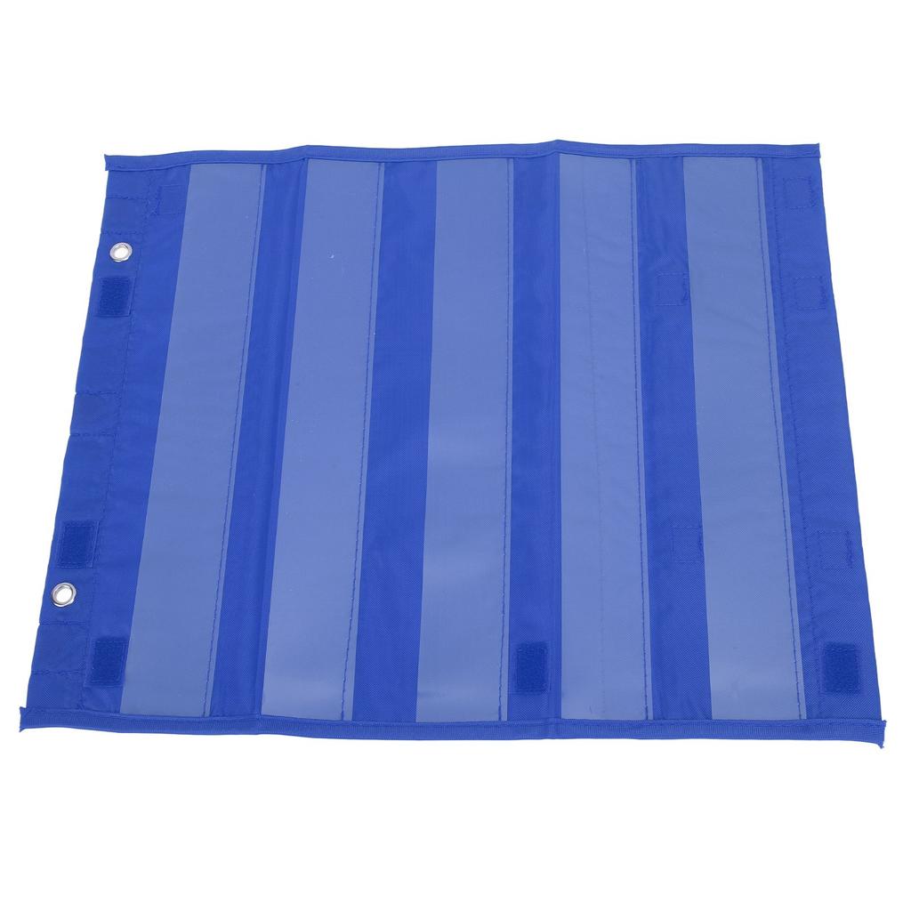 Магнитный настенный карманный органайзер 5 рядов прозрачный карманный органайзер для расписания для дома, школы, классных занятий синий