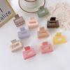Korean Hair Clips for Women Claw Clip Elegant Candy Colors Square Hollow Crab for Hair Girls Hair Accessories Hair Barrettes New