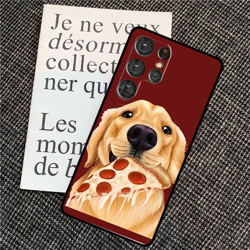Golden Retriever Dog For Samsung Galaxy S24 S23 Ultra S22 S20 S21 FE S8 S9 S10 Note 10 Plus 20 Ultra Phone Case