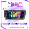2Din 7 Inch Android Radio for Seat Ibiza 6j 2009-2013 2010 Car Multimedia Player GPS Navigation Carplay 4G WiFi Auto Stereo
