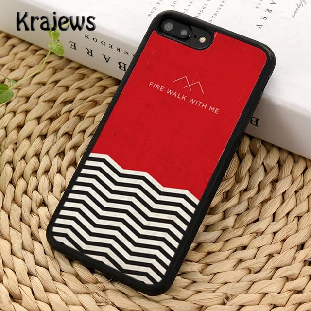 Krajews Welcome To Twin Peaks Black Phone Case Cover For iPhone 17 Air 16 15 14 plus 11 12 13 pro max coque Fundas