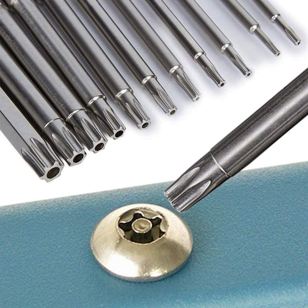 11 шт. отвертка Torx с плоской головкой, шестигранные биты с цветком сливы, прочная отвертка, инструмент для тампера