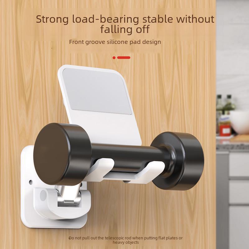 Настенный держатель для телефона и планшета для прямой трансляции — не требуется сверление, подходит для устройств с диагональю 4–12 дюймов, удобная поддержка