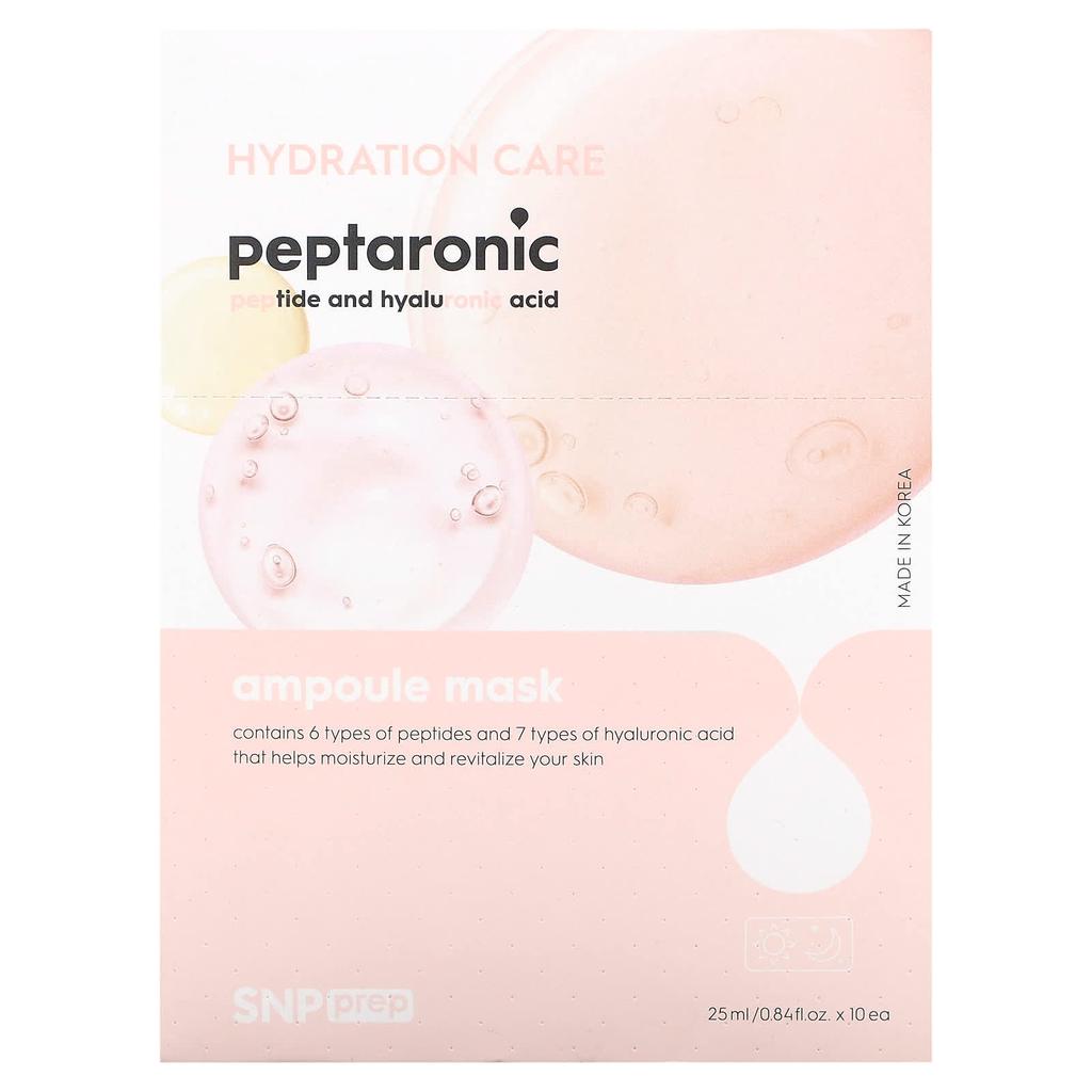 SNP Маска красоты Peptalonic Ampoule, 10 листов, 25 мл (0,84 жидких унций) каждый