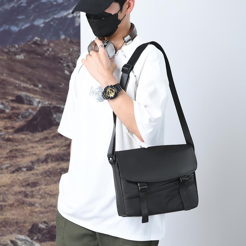 Мужская водонепроницаемая сумка через плечо, молодежная сумка через плечо большой вместимости