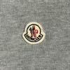 Б/у MONCLER 41091830985084093 Поло серое мужское