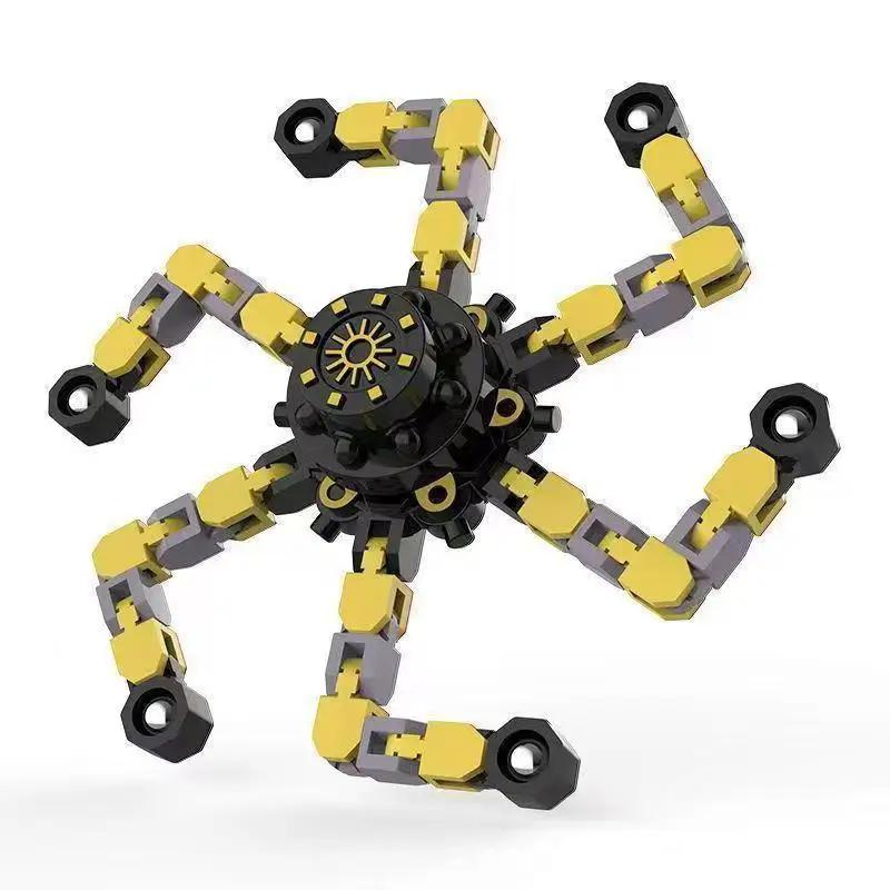 Деформированный Fidget Spinner Цепочка Ручной Спиннер Игрушка Для Снятия Стресса и Антистресса Дети Взрослые Сенсорный Гироскоп Игрушка Подарок