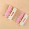 New Pink Birthday Cake Candles Creative Party 5 PVC Boxed Polka Dot Bow Candles