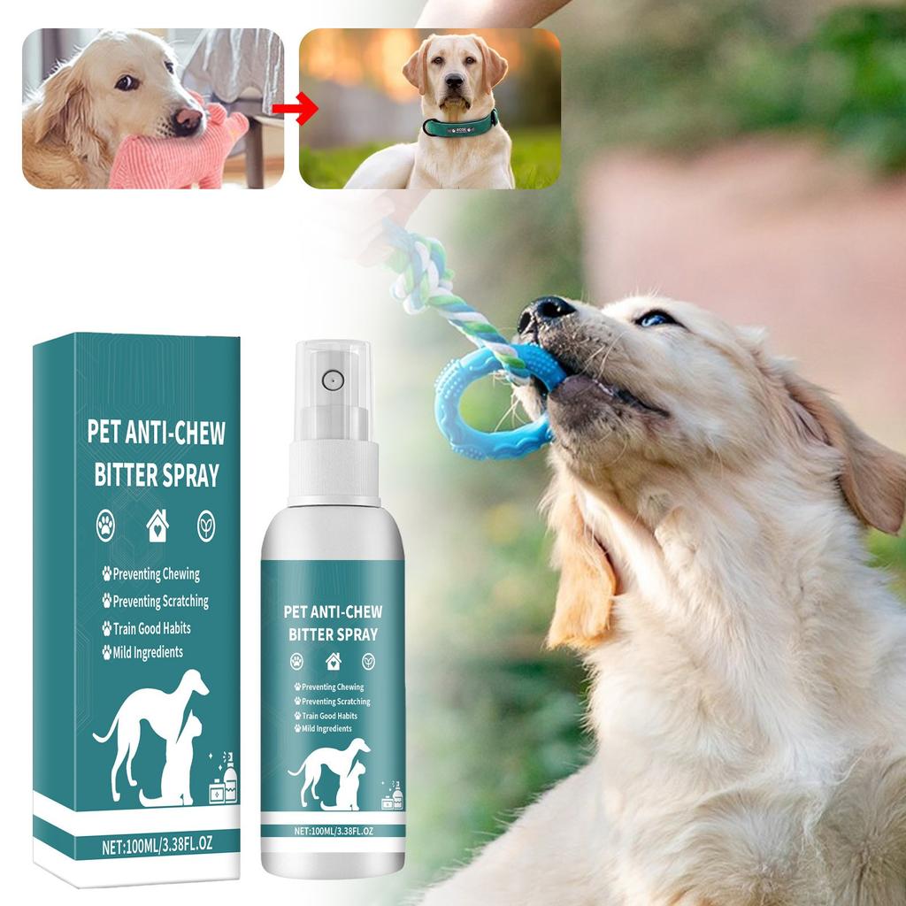 Anti-chew Spray Pet Behavior Modification Anti-bite Scratching Spray For Cats And Dogs 100ml