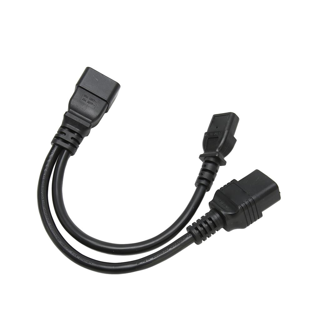 Кабель питания IEC320 C19 IEC320 C13 - IEC320 C20 Профессиональный стандартный Y-образный разветвитель для компьютера