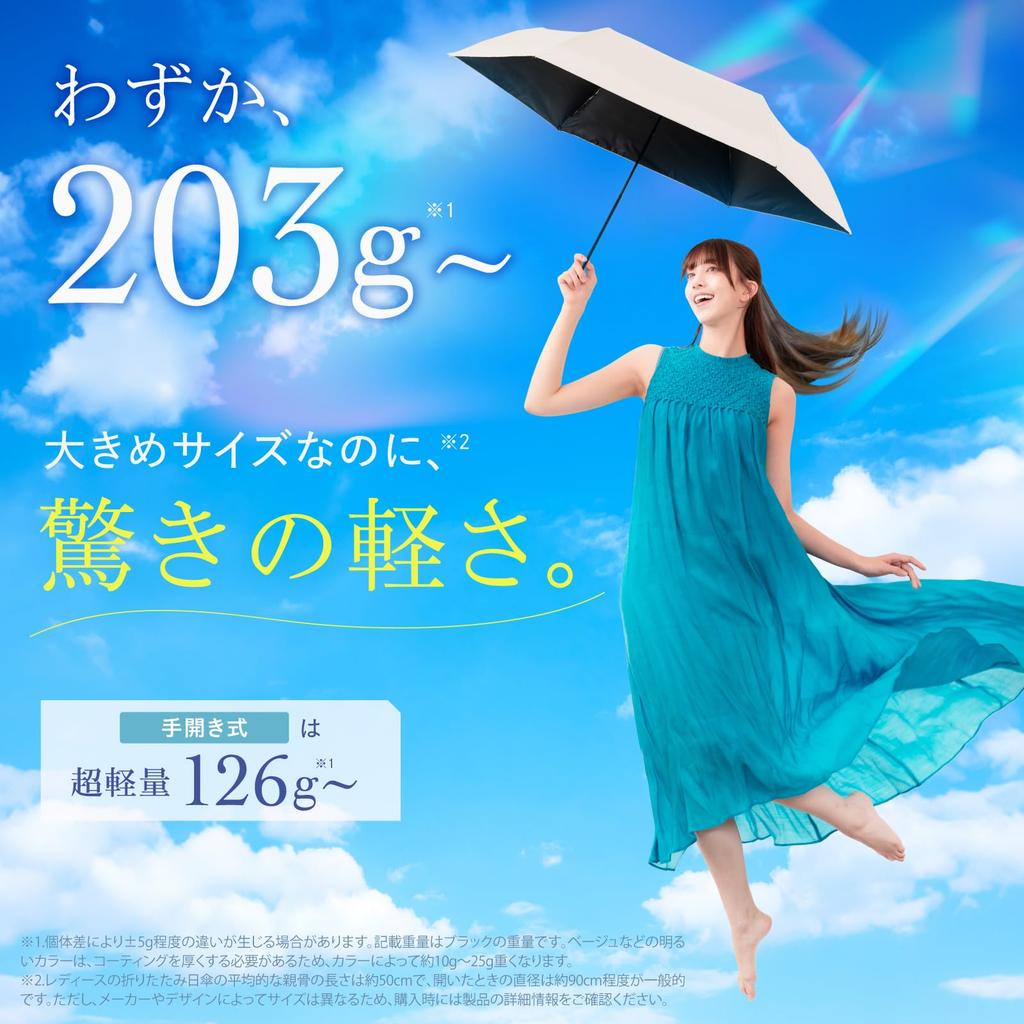 На Hare Shizuku складной полный УФ ультра автоматический открывающийся и безопасный замок для солнечного и дождливого складного ультра для воды чехол для зонта белый