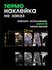 Thermal sticker/applique for clothes "dad", russian text