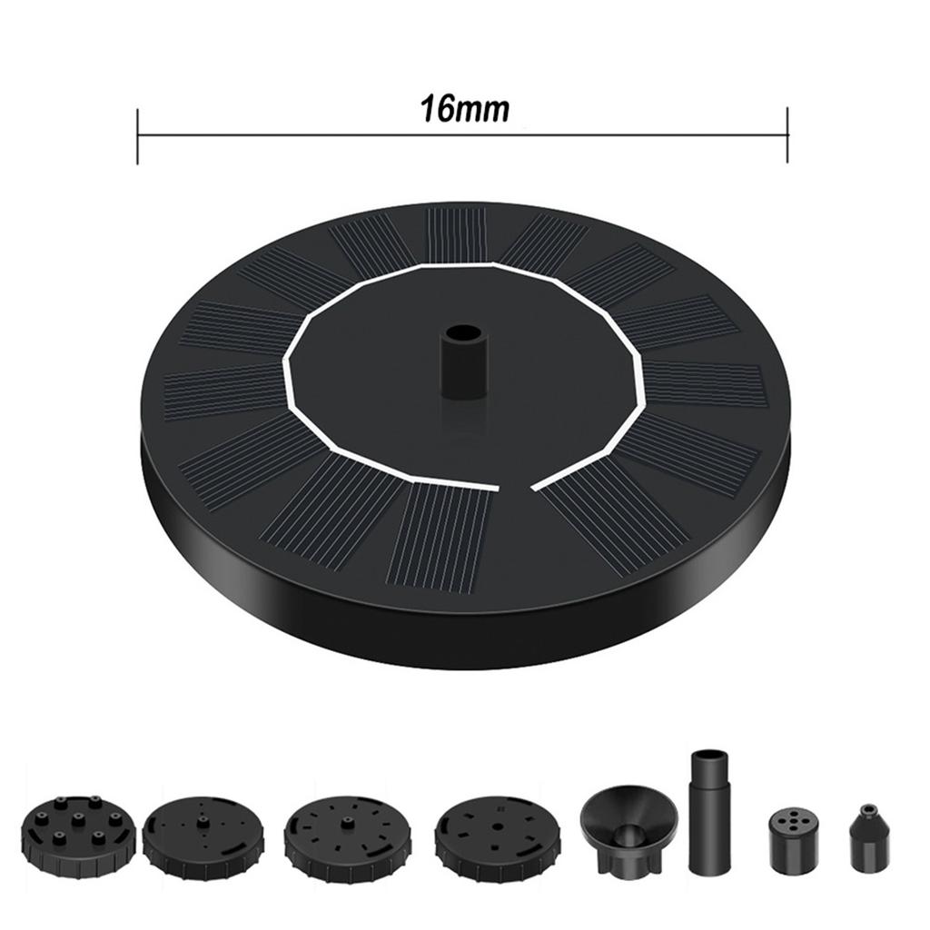 13см/16см Солнечный насос для фонтана Энергосберегающий набор для полива растений Солнечный фонтан Солнечная панель Фонтан для птиц Садовый фонтан для улицы