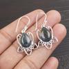 Moss Agate Gemstone Jewelry, 925 Solid Sterling Silver Earrings, Beautiful Silver Earrings For Thanksgiving Gift