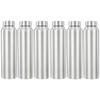 Stainless Steel Water Bottles Set of 6, 1L Each | Rust-Resistant, Shatter-Proof, Spill-Proof | Food Grade Steel | for Office, Home, Travel |(Silver)