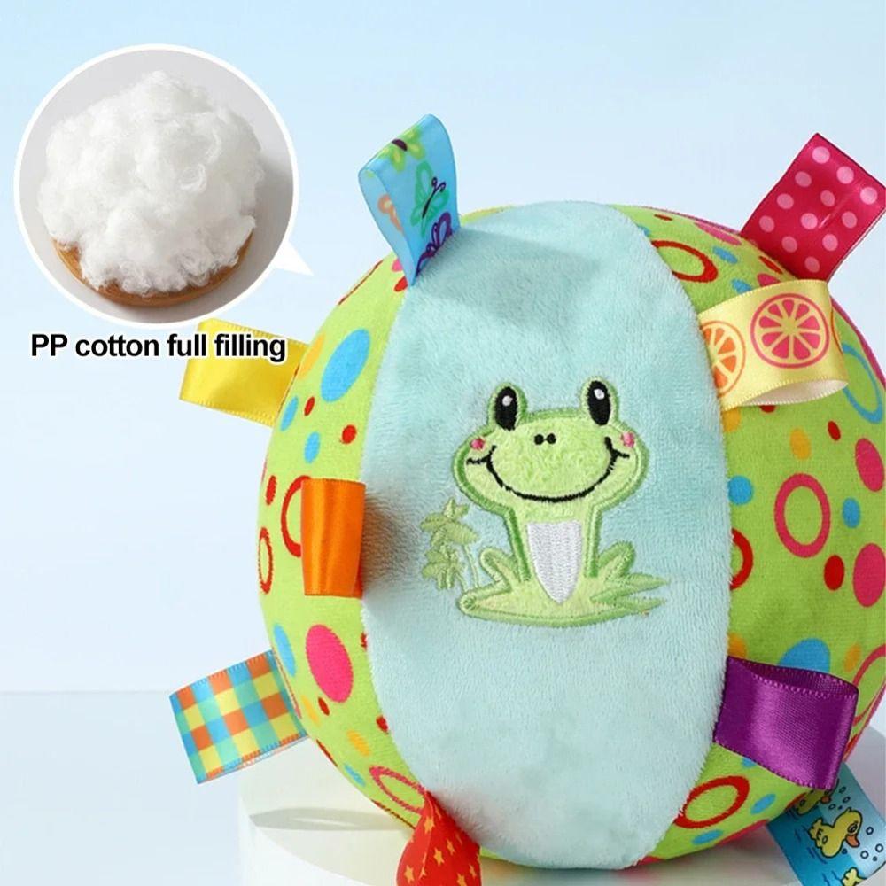 Bite Resistant Handle Dog Toys Plush Dog Squeak Ball Toys Funny Dog Chewing Ball Pet Supplies