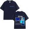 Панк Y2K Одежда Bad Gyal Альбом Тур Двусторонний Принт Графика Футболки Оверсайз Хип-Хоп Футболка Повседневный Стиль Комфортный Унисекс