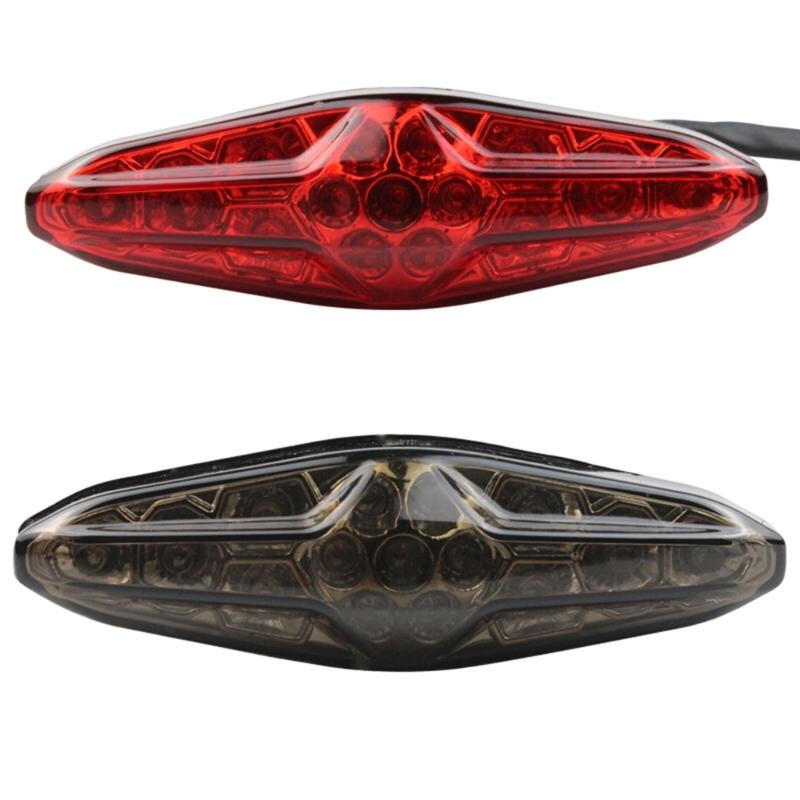 Светодиодный Стоп-сигнал Поворотники Задний Стоп-сигнал для Мотоцикла Мотобайка