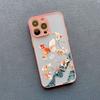 Plum Blossom Butterfly Phone Case For iPhone 16 15 14 Plus Pro Max 13 Mini 12 11 Pro Max XR XS X 7 8 SE2 Shockproof Back Covers