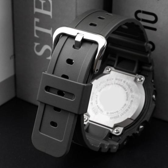 Wristwatch Strap Waterproof Breathable Soft Smart Watch Band Replacement for Casio DW-6900/GW-M5610/DW-5600E