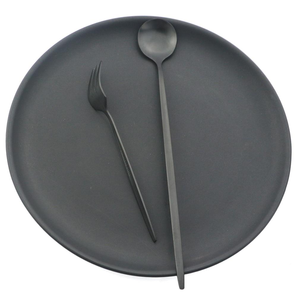 6 шт. цветной набор вилок, чайный торт, вилка для закусок, столовые приборы, столовые приборы, матовая посуда из нержавеющей стали, десертная фруктовая вилка, набор столового серебра